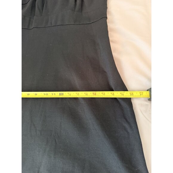 INC International Concepts Black Mock Neck Stretch Dress Women’s M Sleeveless - Picture 4 of 9